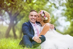 Beautiful wedding couple